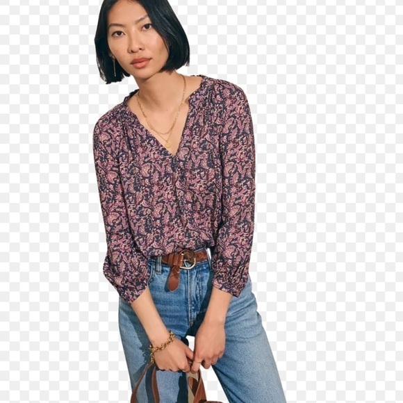 Faherty Women’s Portia Top Size L - Picture 1 of 6